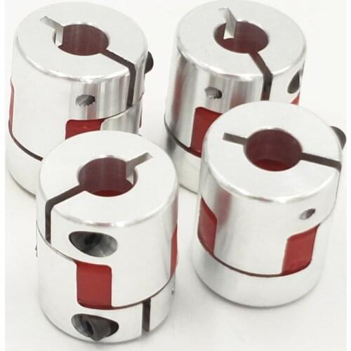 D25L30 CNC Flexible Jaw Spider Plum Coupling Shaft Coupler 4/5/6/6.35/8/9.5/10/12mm 5pcs 6.35*8