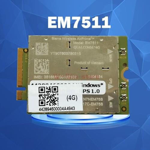 EM7511 M.2 LTE 4G CARD 4G Module FDD LTE TDD LTE Cat12 for laptop