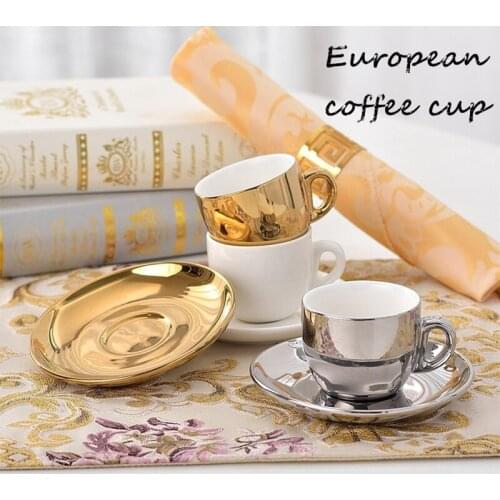 European Thick Classic Coffee Cup Foreign Trade Cup Plate Western European Coffee Cup Tea Cup Set