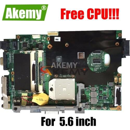 Free CPU!!! laptop motherboard REV 1.3 / 2.1 For Asus K50AB K50AF K50AD X5DAf X5DAD laptop 15.6 inch " Mainboard motherboard