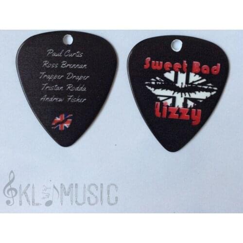 Guitar picks with holes as gift customized signature with 0.71mm and 0.96mm