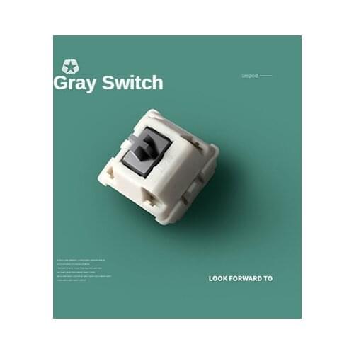 Sp-star Gray Purple Rare Switch Gaming Mechanical Keyboard DIY 5-foot Paragraph Switch as Same Cherry Customized Type Style Key