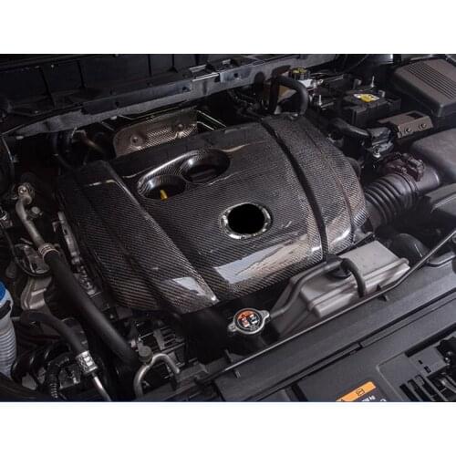 CARBON FIBER HOOD ENGINE MOTOR COVER TRIM BODY KIT CAP FOR MAZDA 3/6 CX5 CX8 CX-5 CX-8 M3 M6 2017 2018 2019 2020 2021