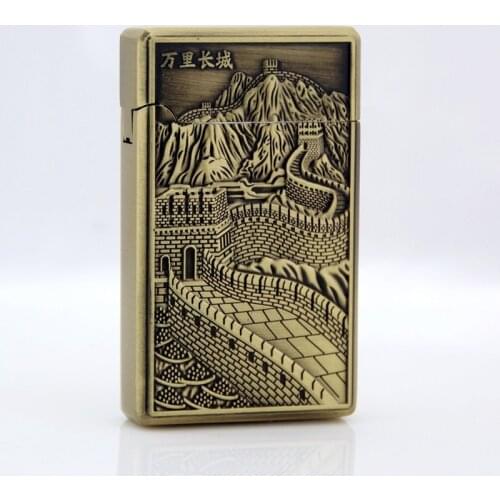 Encendedores Creativos Windproof Straight Into The Lighter Gas Butane Inflatable Lighters Smoking Jet Lighter Gadgets for Men