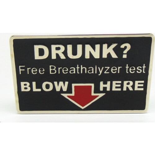 Western cowboy belt buckle funny letter square zinc alloy belt buckle