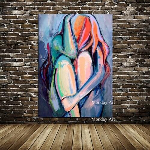 Drop-shipping Modern Figure Shape Wall Art Canvas Seascape Poster Nordic Wall Picture for Living Room Canvas Painting Decor Home