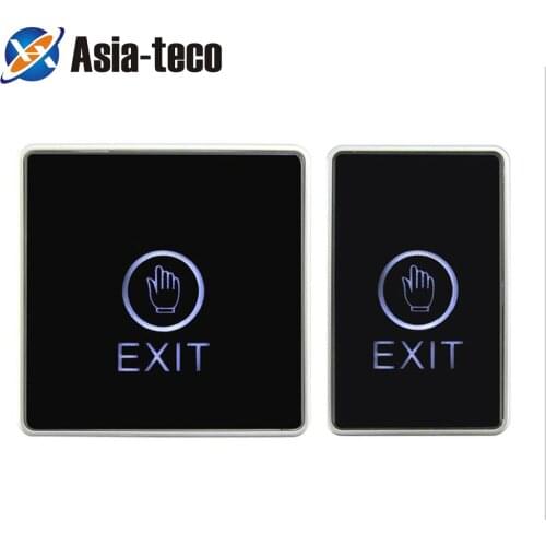 86*50mm Backlight Push Touch Exit Button Infrared Contactless Door Release Switch for access Control System With LED Indicator