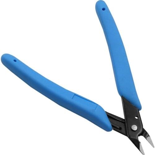 Oblique Cutting Pliers High Carbon Steel Jaw Anti-Slip TPE handle for 3D Printer