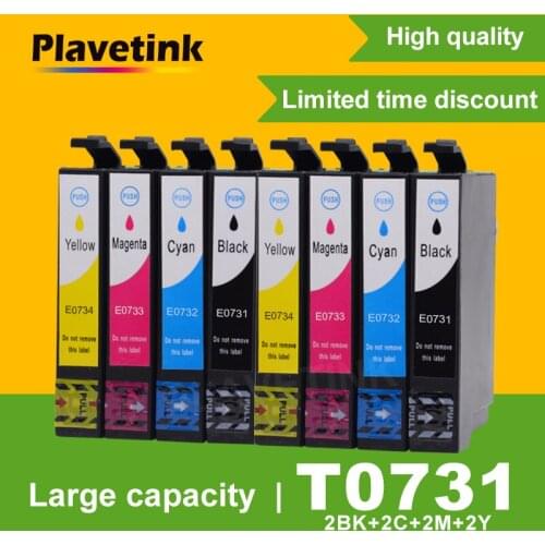 Compatible For Epson T0731 T0732 T0733 T0734 T0735 XL Ink Cartridge For Epson Stylus CX 7300 7310 8300 9300F 5900 6900F Printer