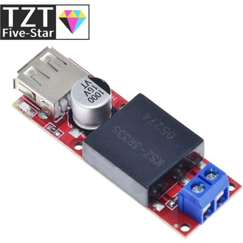 TZT 5V USB Output Converter DC 7V-24V To 5V 3A Step-Down Buck KIS3R33S Module KIS-3R33S