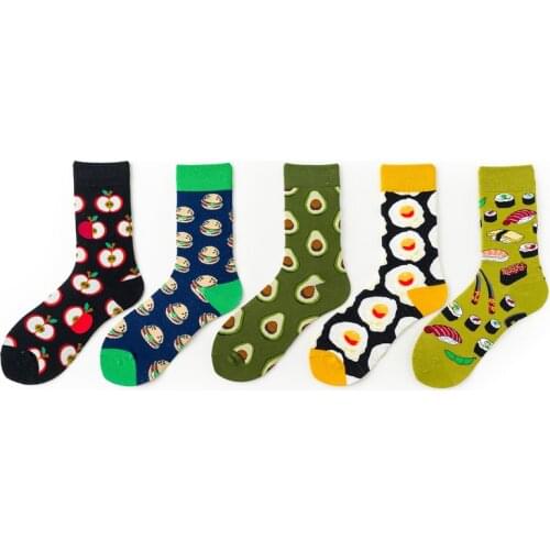 5 Pairs Mens Socks Classic Plaid Cotton Socks Men Happy Fashion Gentlemen Gifts Socks