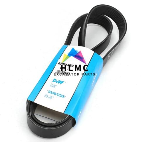 Auto parts R200 Excavator Engine 6BT5.9 drive belt Fan Belt 8PK1420 For Hyundai