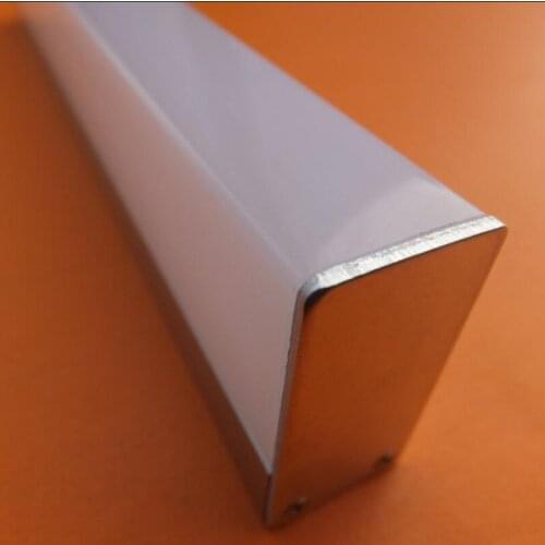 Free Shipping 1m/pcs 25M/LOT aluminum channel with milky cover and end caps