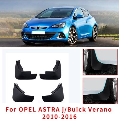 Car Mud Guards For Opel ASTRA J Verano 2010-2015 2016 Front Rear Splash Guards Over Fender Kit Car Styling Fender Accessories