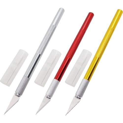 Carve Knife + Extra 15pcs Blades Set Backup Tool Sculpture Engrave Graver Cutter Craft Wood Cut Sharp Woodcarve Hobby Knives