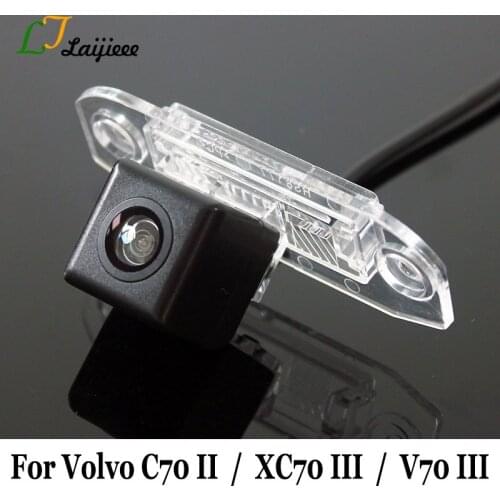 Rear View Camera For Volvo C70 II XC70 III V70 III 2007~2016 / HD Wide Lens Angle CCD Night Vision Car Backup Reverse Camera