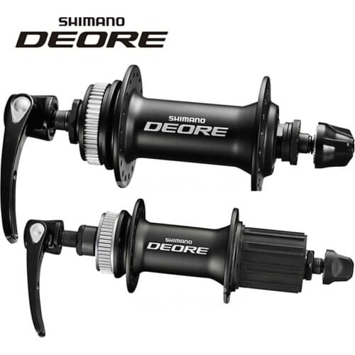 SHIMANO Original DEORE M615 M595 MTB Wheelset Middle Lock Hub 32 Hole 36 H Front and Rear Quick Release M595 Axle Quick Release