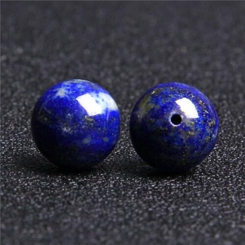 Grade A Natural Lapis Lazuli 4 mm 6 mm 8 mm 10 mm 12 mm Polished Round Bead Wholesale Spacer Loose Beads For DIY Making Jewelry