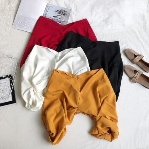 Блузки с открытыми плечами Luvsecmin China At AliExpress