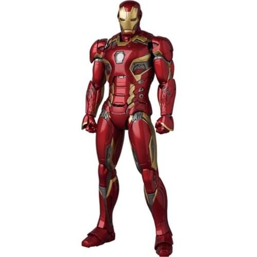 Mafex 022 Movie Avengers Ironman Mark45 Iron man Action Figure Toys