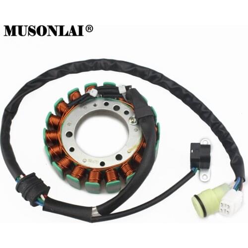 Motorcycle Generator Magneto Stator Coil For Yamaha YFM400F YFM450FWA YFM660FA YFM450FWA YFM350FWA Grizzly 660 400 450 350