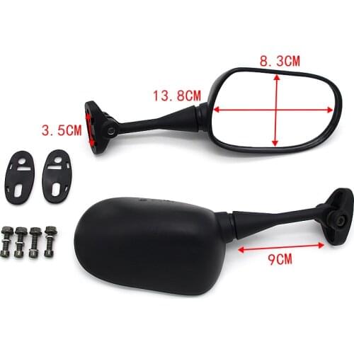 Motorcycle Mirrors Racing Sport Bike Rear View Mirror For Honda CBR600RR F5 2003-2006 CBR600 CBR600F4i 2001 2002 - 2007 VTR1000