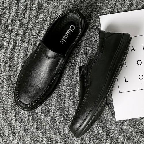 Men casuales hot Mens sapatos breathable fashion shoe de hombre casual informales flat comfortable black mens sale leather mens