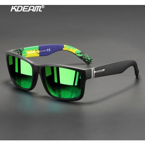KDEAM Unisex Sports Style Polarized Sunglasses Men Photochromic Lens Sun Glasses Lightweight Eyeglasses Frame Retro Goggle KD181