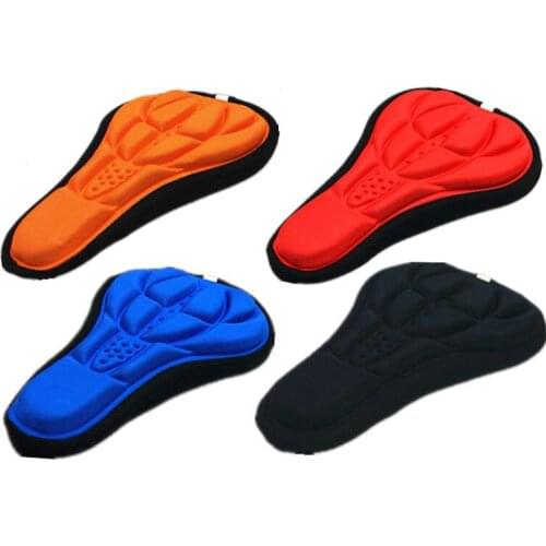 Soft 3d Padded Cycling Bicycle Sponge MTB Mat Bicycle Seat saddle Bike Cushion Comfortable Cover Accessory Foam Cushion saddles
