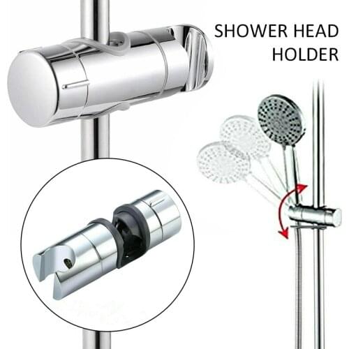 New Durable General Adjustable Bathroom Shower Rail Head & Hose Slider Bar Clamp Hand Bracket Bathroom Accessories