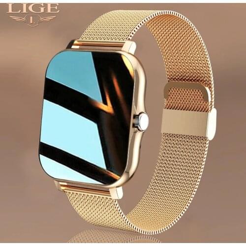 LIGE 2021 New Digital Watch Women Sport Men Watches Electronic LED Ladies Wrist Watch For Android IOS Fitness Clock Female watch