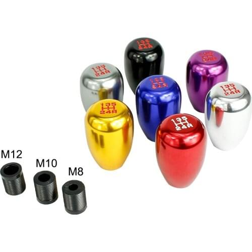 NEW Universal Racing 5 Speed Car Auto Gear Shift Knob For Manual Transmission Aluminum Alloy Automatic Gear level JG-SK10