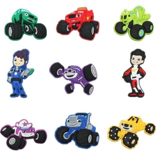 Single Sale 1pc PVC Shoe Charms,Shoe Buckles Accessories Fit Bands Bracelets Croc JIBZ,Kids Party Gifts