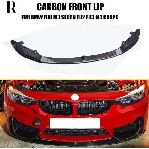 F80 M3 F82 F83 M4 Carbon Fiber Front Lip for BMW M3 M4 2012 - 2019 Auto Racing Car Styling Front Bumper Lip Chin Spoiler