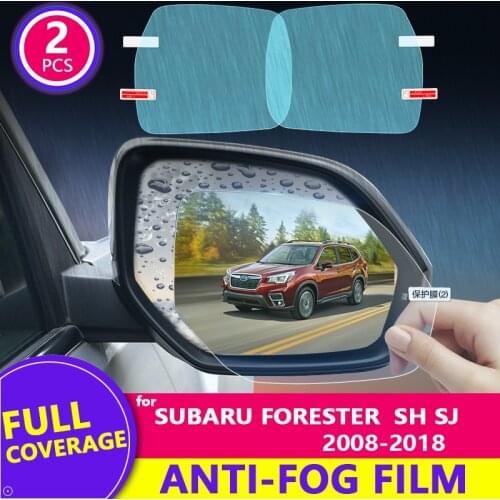 For ubaru Forester 2008-2018 SH SJ Rearview Mirror Film HD Anti-Fog Anti-Scratch Rainproof Auto Mirror Sticker Car Accessories