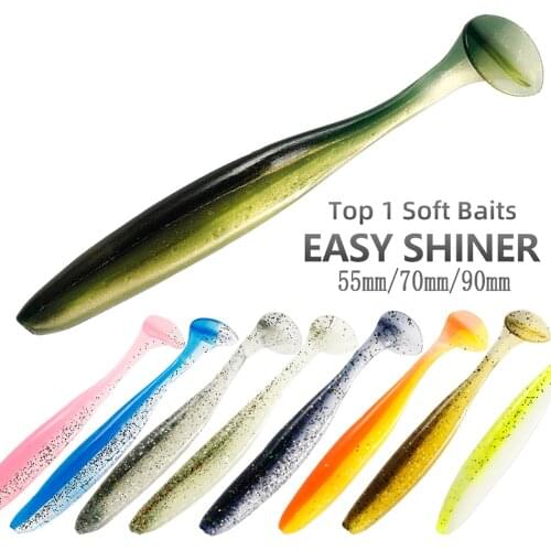 10pcs/Lot Soft Lure Silicone Bait 55mm 1.2g PVC Fish Lures Swimbait Wobblers Tackle Bass Artificial Goods For Sea Fishing