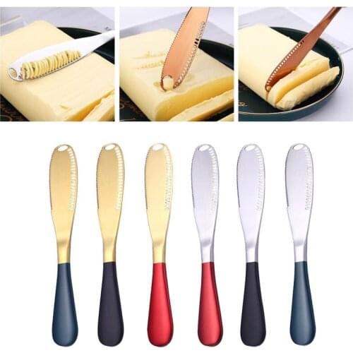 Butter Cutter Stainless Steel Cheese Jam Spreaders Multifunction Bread Grater Cream Knife Cheese Spreaders Home Kitchen Supplies