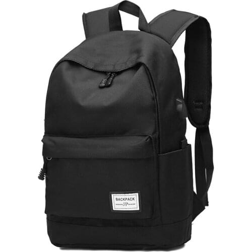 2021 new mens backpack USB charging multifunctional backpack leisure student schoolbag practical Backpack