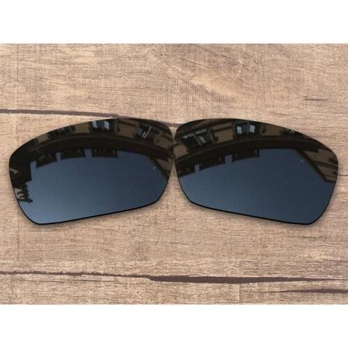 Vonxyz Stealth Black Polarized Replacement Lenses for-Oakley Fuel Cell Frame