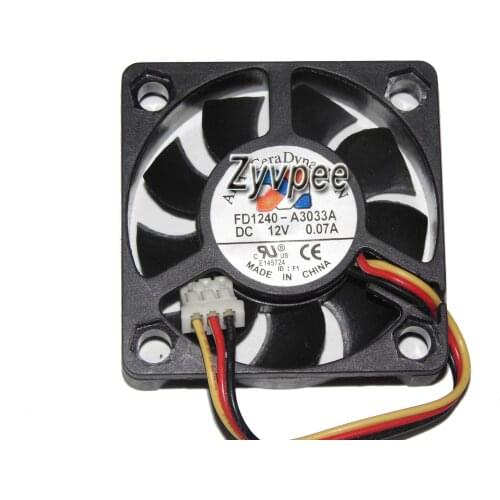 Zyvpee ARX 40*10MM FD1240-A3033A 12V 0.07A 3 Wires 3 Pins 4CM Case fan,mini cooler