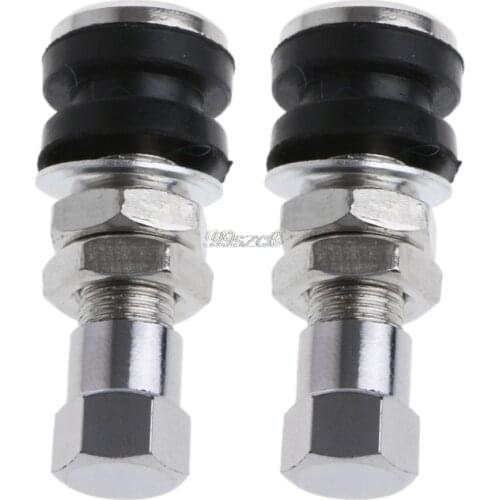 1pair Tire Wheel Schrader Valve Tubeless No Tube Stem Motorcycle Car Bike ATV Bicycle DropShip