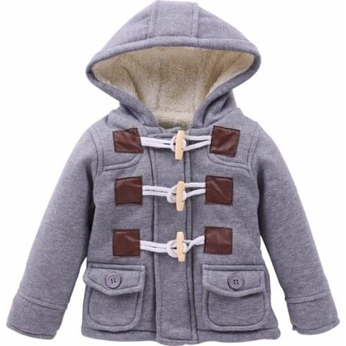 2021 Children Jacket For Kids Outerwear Coat Infant Baby Boys Clothes Autumn Winter Hooded Jacket For Boys Coat 1 2 3 4 5 6 Year