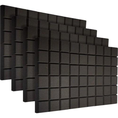 24 Pcs Acoustic Foam Panels,Sound Insulation Foam,Acoustic Panel Wedges,Sound Insulation,9 Square Design,5X 30X 30cm