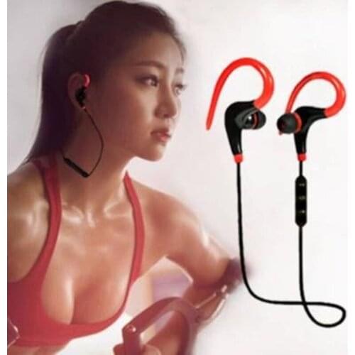 Bluetooth wireless earphone stereo ear-hook sports noise reduction earphones with microphone headset for xiaomi for Samsung