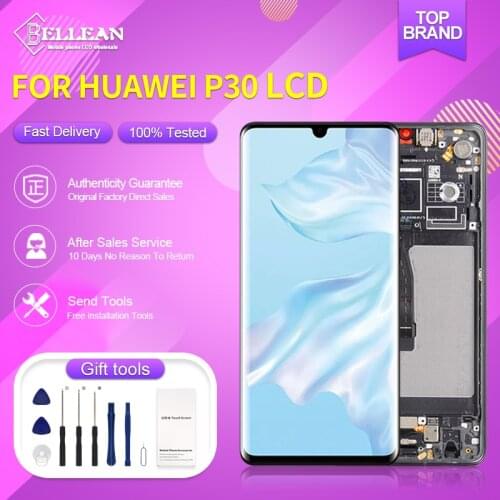 Catteny 6.1inch ELE-L09 L29 Lcd For Huawei P30 Display With Touch Screen Digitizer Assembly Replacement Free Shipping With Frame