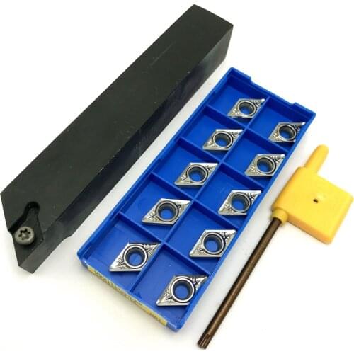 SDACR1212H11 SDACR1616H11 SDACR2020K11 SDACR2525M11 External Turning Tool Holder +DCMT11304/08 Carbide Inserts CNC Cutting Tool