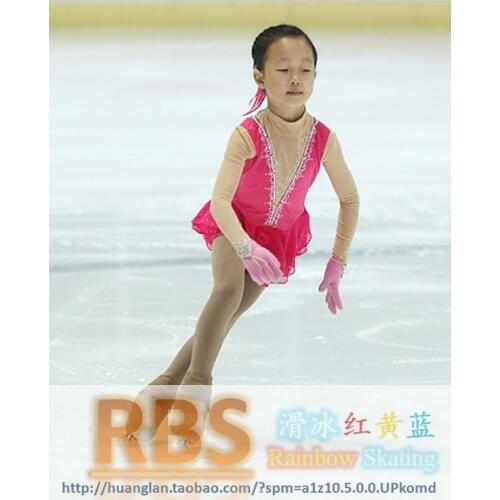 Crystal Custom Figure Skating Dresses For Girls Graceful New Brand Ice Skating Dresses For Competition DR4349