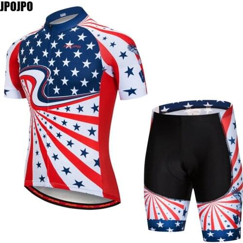 JPOJPO Team Pro Cycling Jersey Set Mountain Bike Clothing MTB Bicycle Wear Maillot Ropa Ciclismo Cycling Set