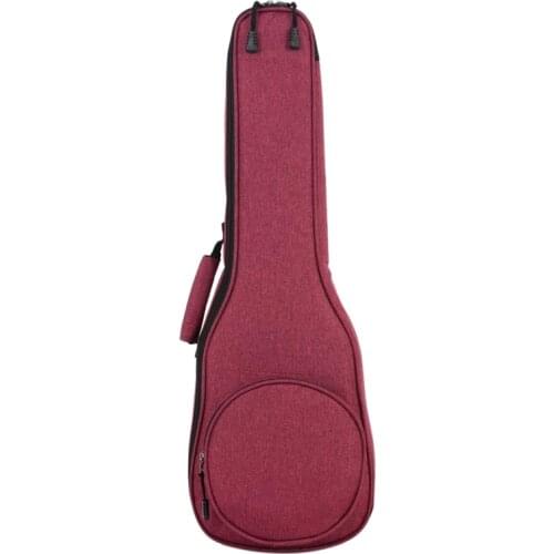 Round Pocket Ukulele Case 10mm Sponge Portable Waterproof Ukulele Bag Cover Cute Ukulele Backpack