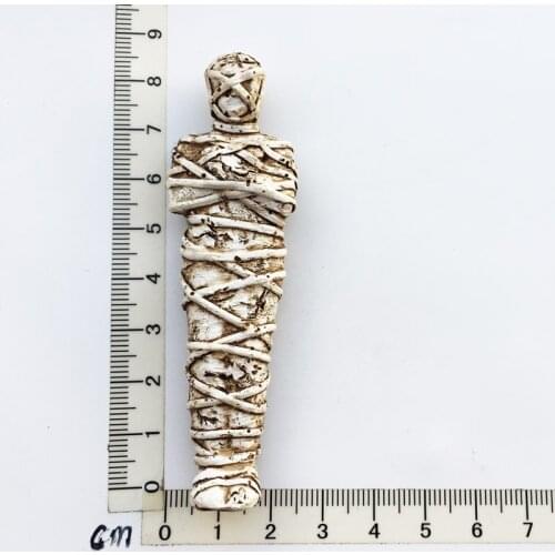 Mummy)Fridge Magnet,Creative Travel Commemorate Crafts 3D Ornaments Magnetism Resin Material Refrigerator Stickers